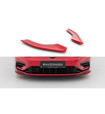 Front side splitters for Volkswagen Golf R / R-Line Mk7 Facelift