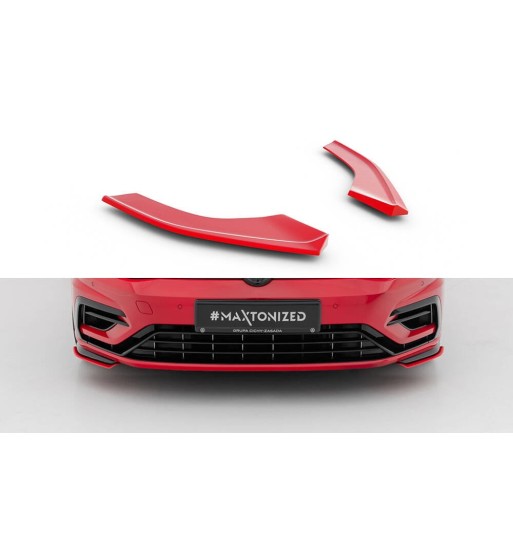 Front side splitters for Volkswagen Golf R / R-Line Mk7 Facelift