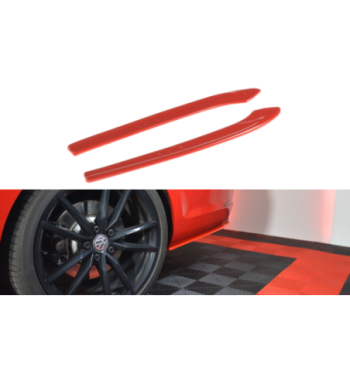 Splitter laterali posteriori V.2 per Volkswagen Golf Mk7 R Variant Facelift