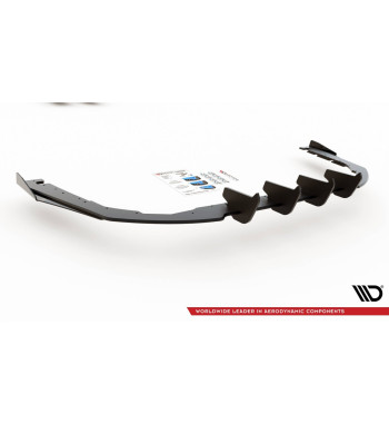 Diffusore posteriore Street Pro per VW Arteon R-Line nero-rosso + flap lucidi