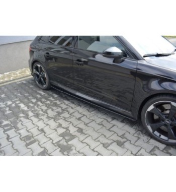 Sport Side skirt diffusers V.1 for Audi RS3 8V Facelift Sportback