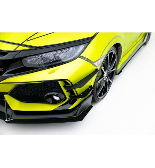 Bumper side canards for Honda Civic Type-R Mk10 / Mk10 Facelift