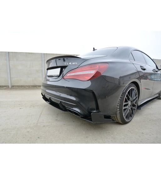 Sport Rear side splitters for Mercedes CLA A45 AMG C117 Facelift