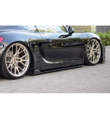 Side skirt diffusers for Porsche Cayman Mk2 981C