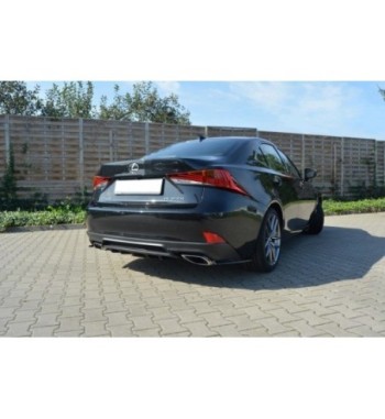 Rear valance for Lexus IS Mk3 Facelift T