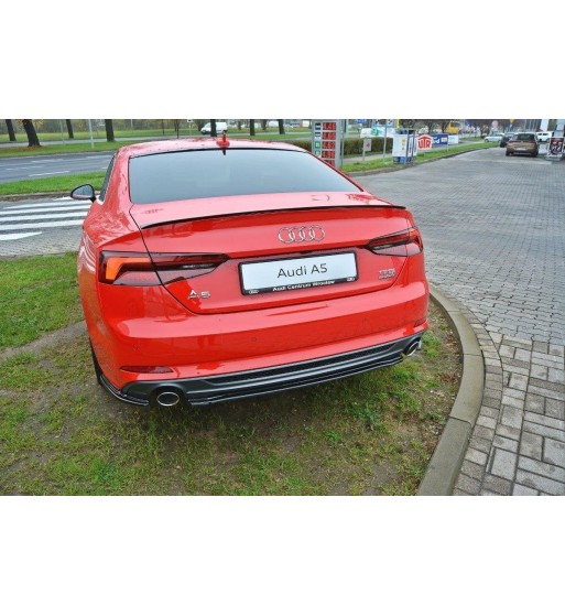 Splitter posteriore per Audi A5 F5 S-Line (senza vertikale Balken)
