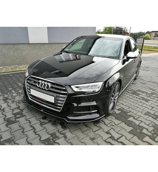 Front splitter V.1 for Audi S3 / A3 S-Line 8V Facelift Sedan
