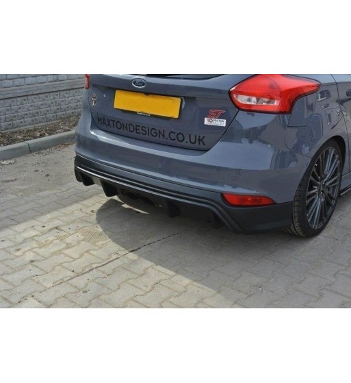 Rear valance for Ford Focus ST Mk3 (Facelift) RS-LOOK