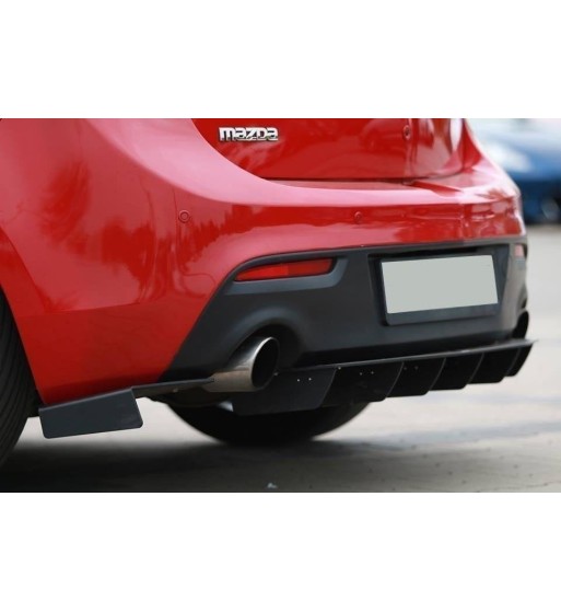 Splitter laterali posteriori per Mazda 3 Mk2 MPS