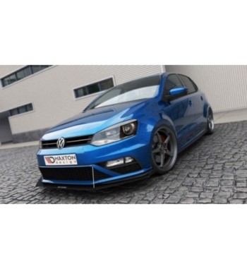 Sport front splitter (with wings) for Volkswagen Polo GTI Mk5 Facelift