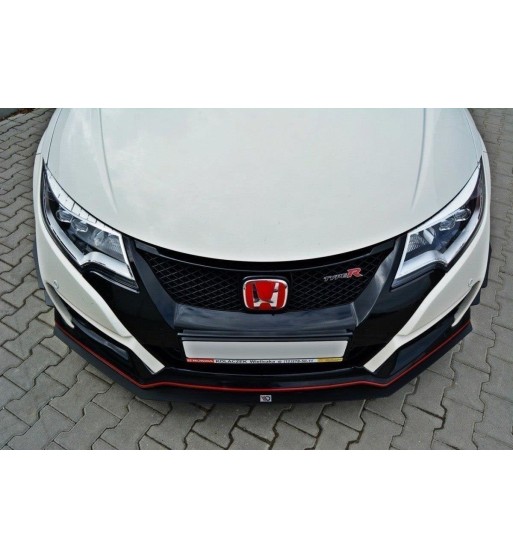 Sport front splitter for Honda Civic Mk9 Type R V.1