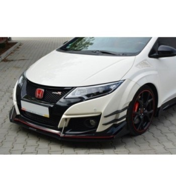 Bumper side canards for Honda Civic Mk9 Type R