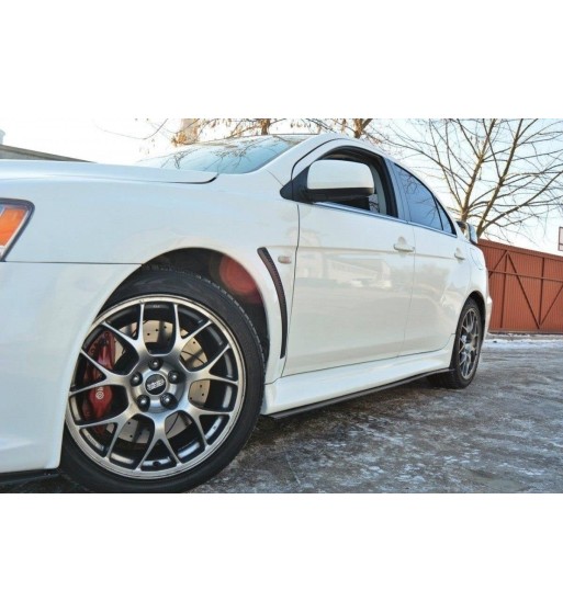 SPORT Side skirt diffusers for Mitsubishi Lancer Evo X