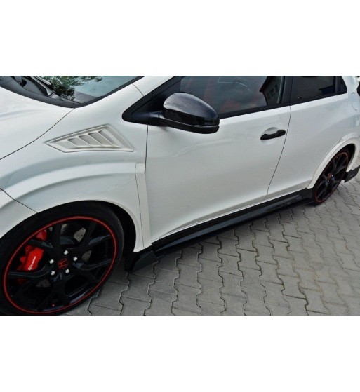 Sport Side skirt diffusers for Honda Civic Mk9 Type R