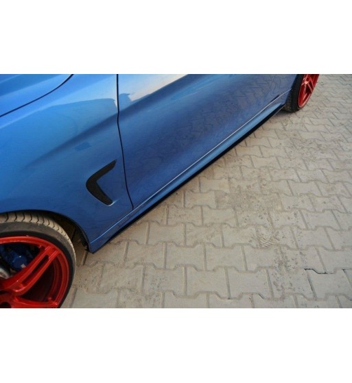 SPORT SEITENSCHWELLER DIFFUSOR passend für BMW 4 Coupe / Gran Coupe / Cabrio M-Pack F32 / F36 / F33