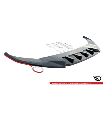 Cup Labbro spoiler anteriore V.1 per VW Arteon R-Line nero lucido