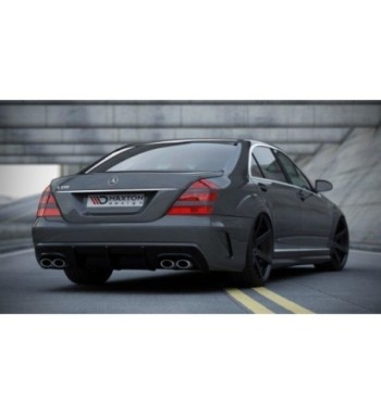 Rear bumper + Rear diffuser for Mercedes S-Class W221 (LOOK W205)