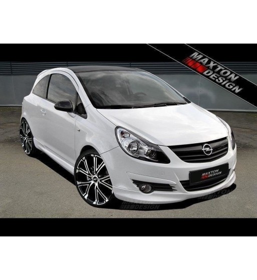 Front splitter for Opel Corsa D
