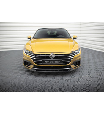 Cup Labbro spoiler anteriore V.2 per VW Arteon R-Line nero lucido