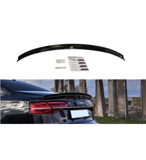 Spoiler extension for Audi S8 Sedan D4 Facelift