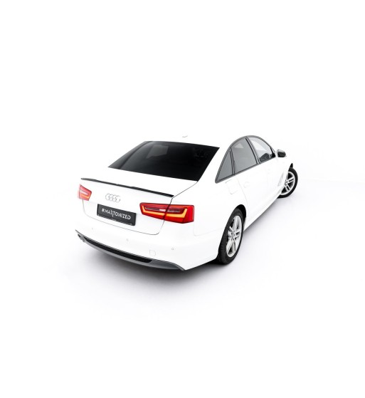 Spoiler extension for Audi A6 / A6 S-line / S6 Sedan C7 Facelift