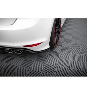 Splitter laterali posteriori V.1 per Volkswagen Golf Mk7 R / R-Line