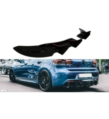 Splitter laterali posteriori per Volkswagen Golf Mk6 R (CNC)