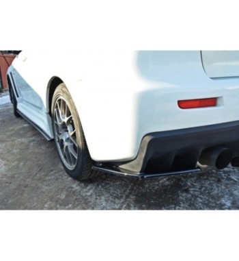 Splitter laterali posteriori per Mitsubishi Lancer Evo X (senza Vertikale Balken)