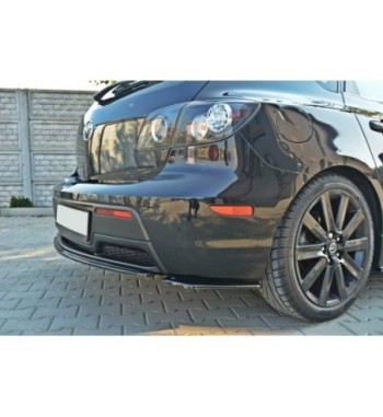 Splitter laterali posteriori per Mazda 3 MPS Mk1 Wersja USA