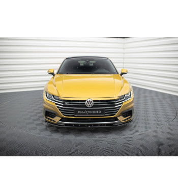 Cup Labbro Spoiler Anteriore V.3 per VW Arteon R-Line, nero lucido