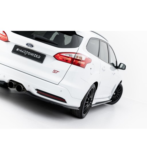 Rear side splitters for Ford Focus ST Estate Mk3 / Mk3 Facelift