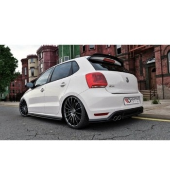 Diffusore posteriore con alette verticali per Volkswagen Polo GTI Mk5 Facelift