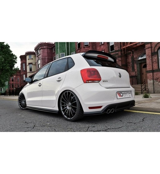 Diffusore posteriore con alette verticali per Volkswagen Polo GTI Mk5 Facelift