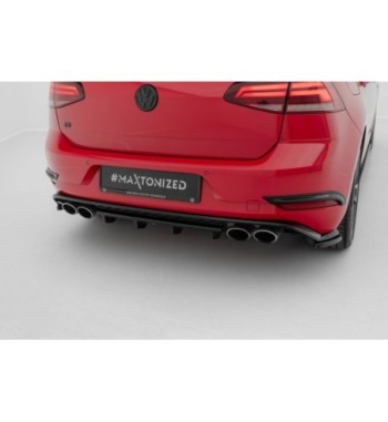 Splitter posteriore per Volkswagen Golf R Hatchback Mk7 Facelift