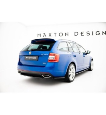 Splitter posteriore per Skoda Octavia RS Mk3 / Mk3 Facelift Hatchback / Station wagon