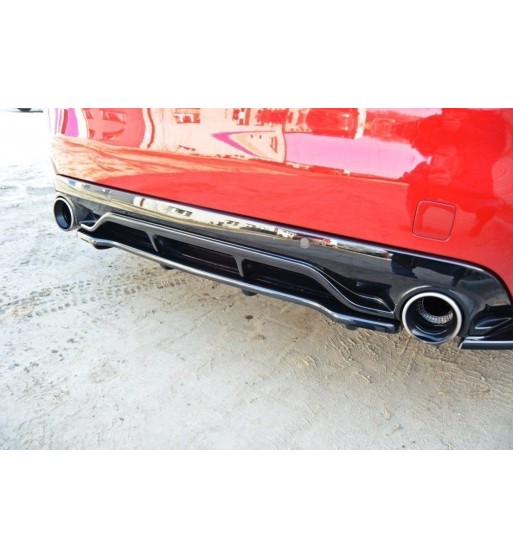 Rear splitter for Peugeot 308 Mk2 GTI (with Einem Vertikalem Balken)