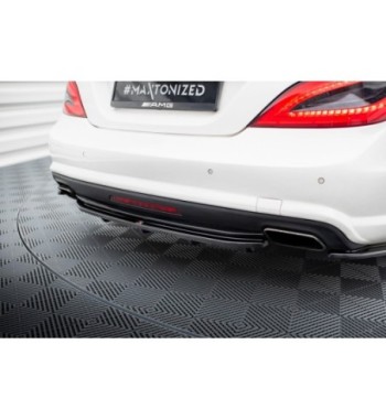 Diffusore posteriore con alette verticali per Mercedes-Benz CLS AMG-Line C218