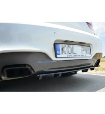 Hinten Splitter passend für BMW 6 Gran Coupé M-Pack (Mit Einem Vertikalem Balken)
