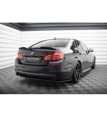 Hinten Splitter passend für BMW 5 M-Pack Sedan/Touring F10/F11 (mit zwei Einzel AUSPUFFENDROHR)