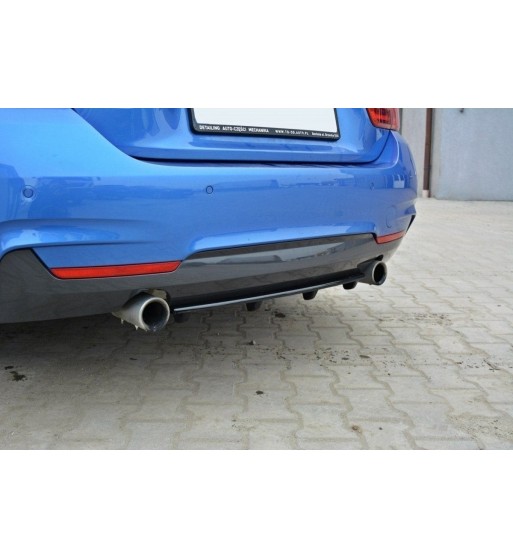 Hinten Splitter passend für BMW 4 Coupe / Gran Coupe / Cabrio M-Pack F32 / F36 / F33 (Mit Einem Vertikalem Balken)