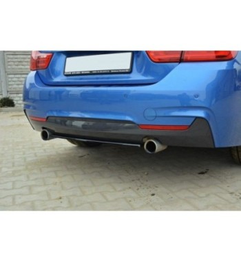 Hinten Splitter passend für BMW 4 Coupe / Gran Coupe / Cabrio M-Pack F32 / F36 / F33 (ohne vertikale Balken)