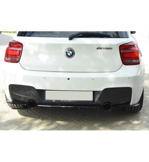 Hinten Splitter passend für BMW 1 F20 M-Power (Mit Einem Vertikalem Balken)