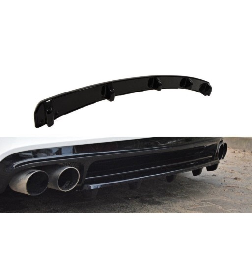 Splitter posteriore per Audi TT S 8J (con Einem Vertikalem Balken)