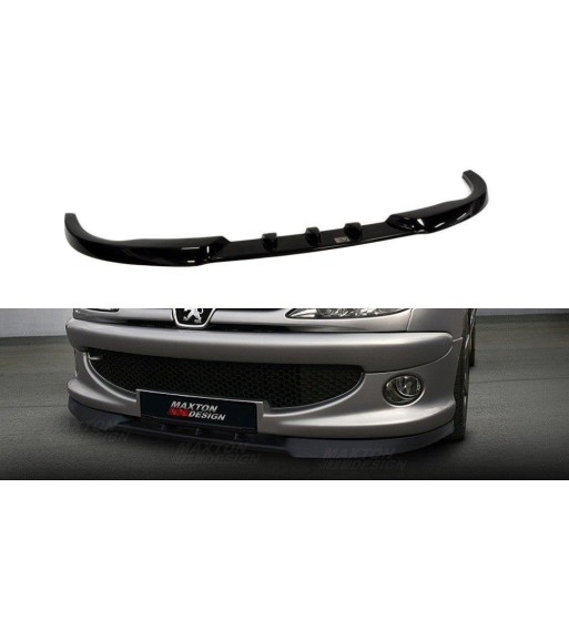 Front splitter for Peugeot 206 (CC, RC, GTI, S16, XSI, XS, Sport)
