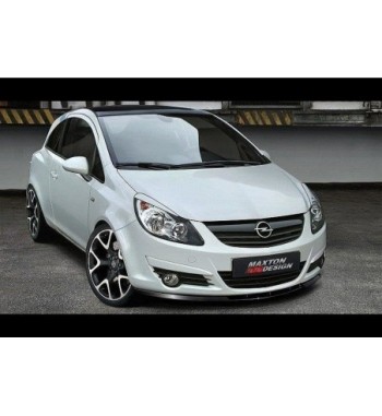 Front splitter for Opel Corsa D