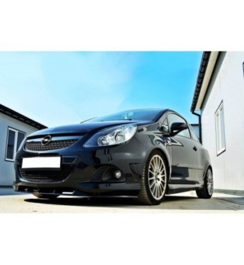 Front splitter for Opel Corsa D Nurburg (for Opc / Vxr Bumper)