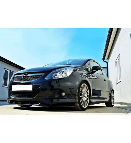 Front splitter for Opel Corsa D Nurburg (for Opc / Vxr Bumper)