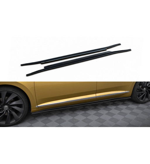 Minigonne laterali Cup per VW Arteon R-Line, nero lucido