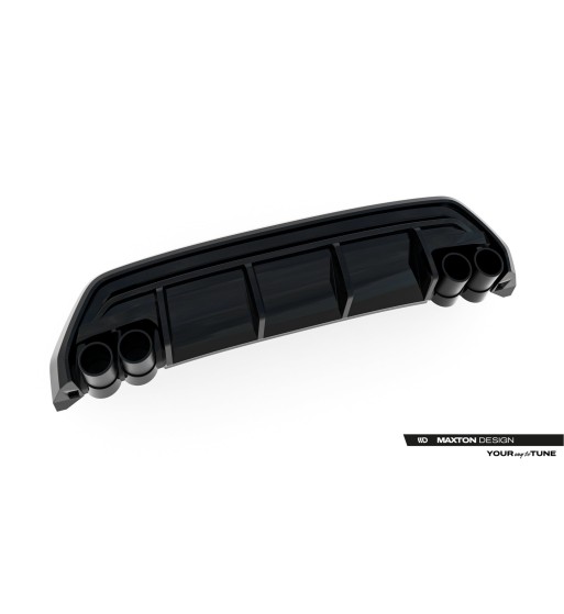 Rear valance with dummy exhaust tips for Audi A3 S-Line Sportback 8Y Facelift