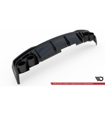 Rear valance with dummy exhaust tips for Audi A6 S-Line / S6 C8 / C8 Facelift